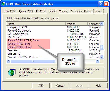 odbc driver manager 3.5