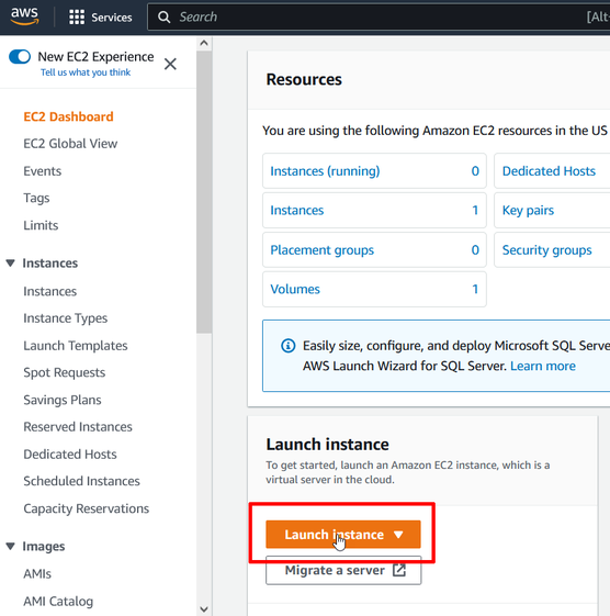 AWS Launch Instance