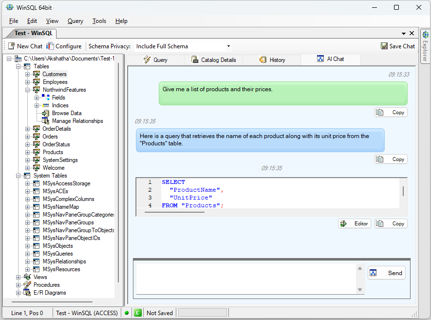  Check the  SQL Query
