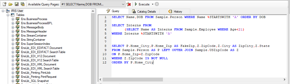 WinSQL Query